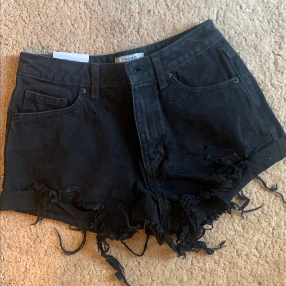 Black shorts